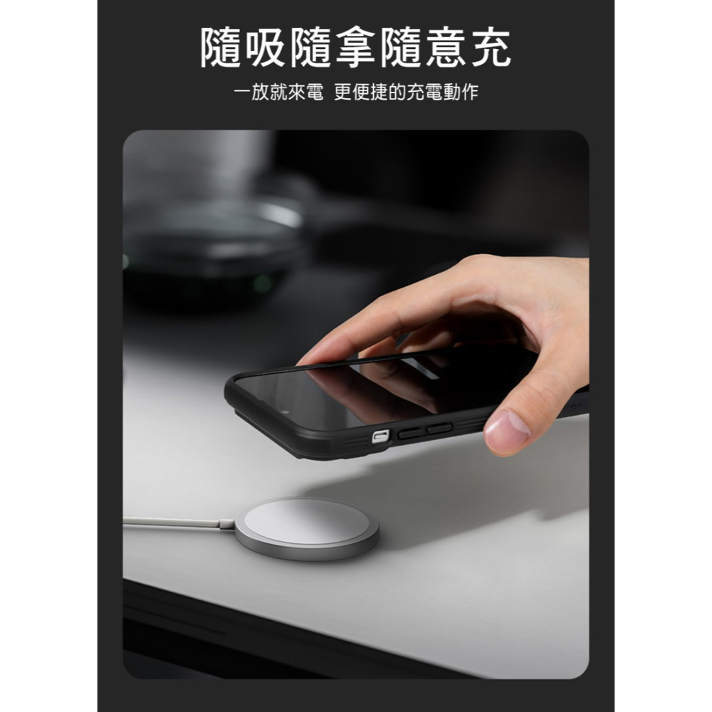 NILLKIN Apple iPhone 15 黑鏡 Pro 磁吸保護殼-細節圖7