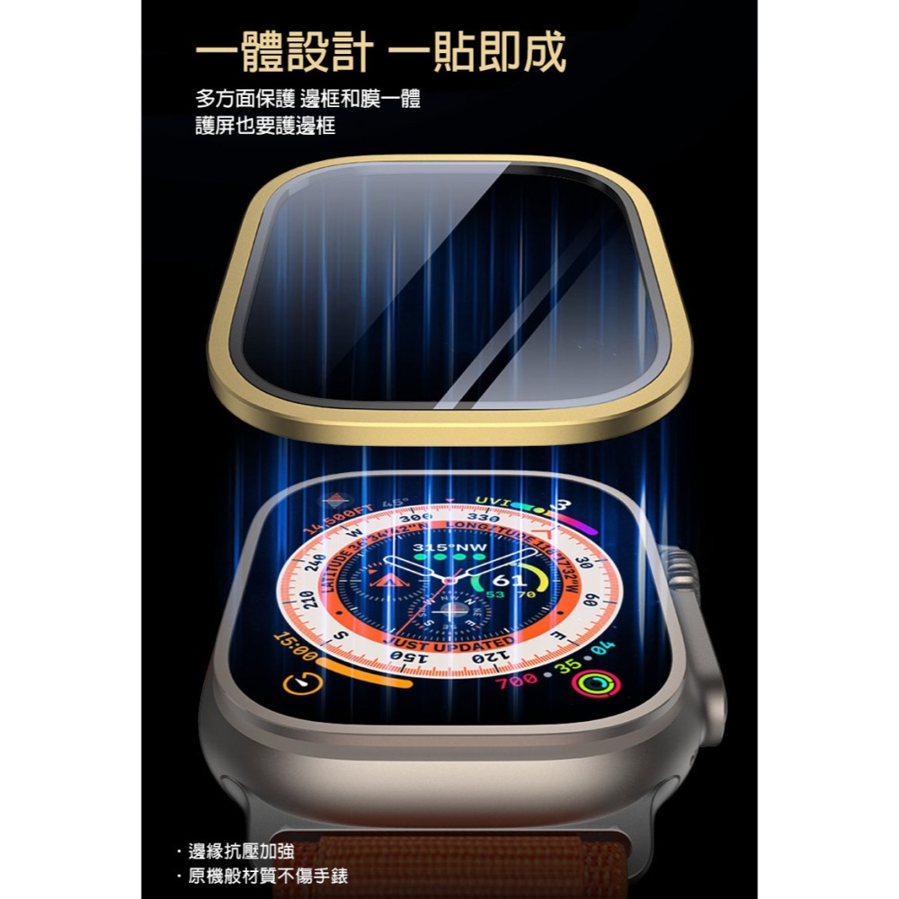 DUX DUCIS Apple Watch Ultra (49mm) Flas 鋁合金框玻璃貼-細節圖10