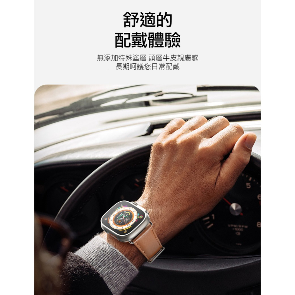 DUX DUCIS Apple Watch (38/40/41mm) YS 真皮錶帶-細節圖7