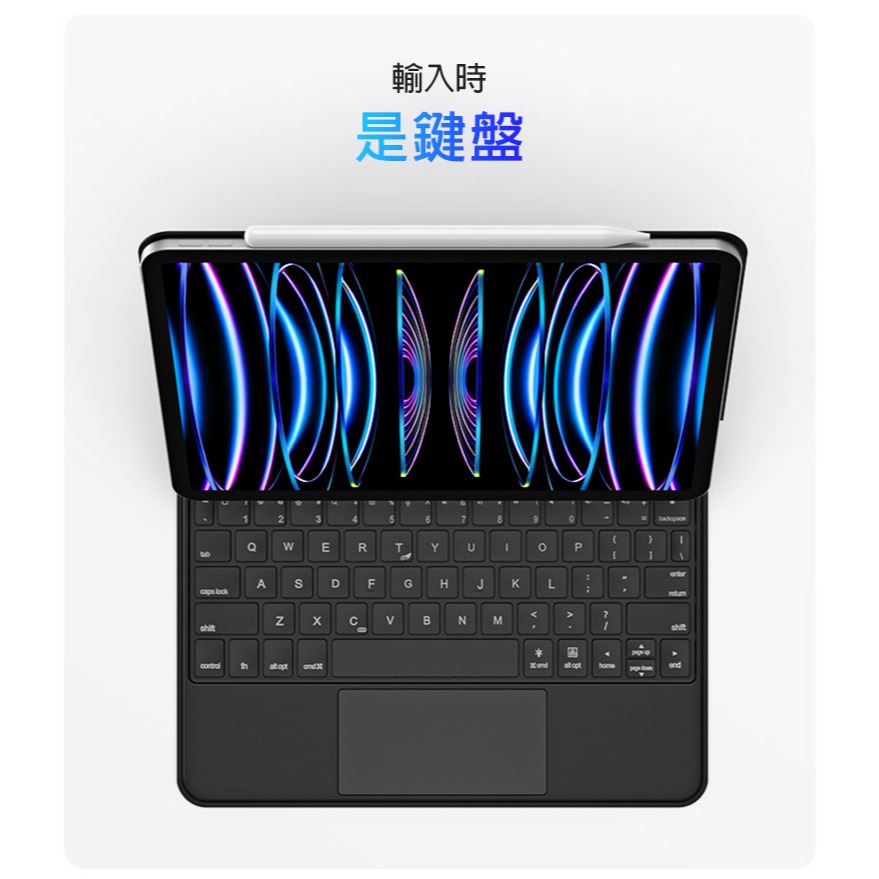 DUX DUCIS Apple iPad Air 4/5 10.9/iPad Pro 11 磁吸懸浮支架鍵盤組-細節圖7