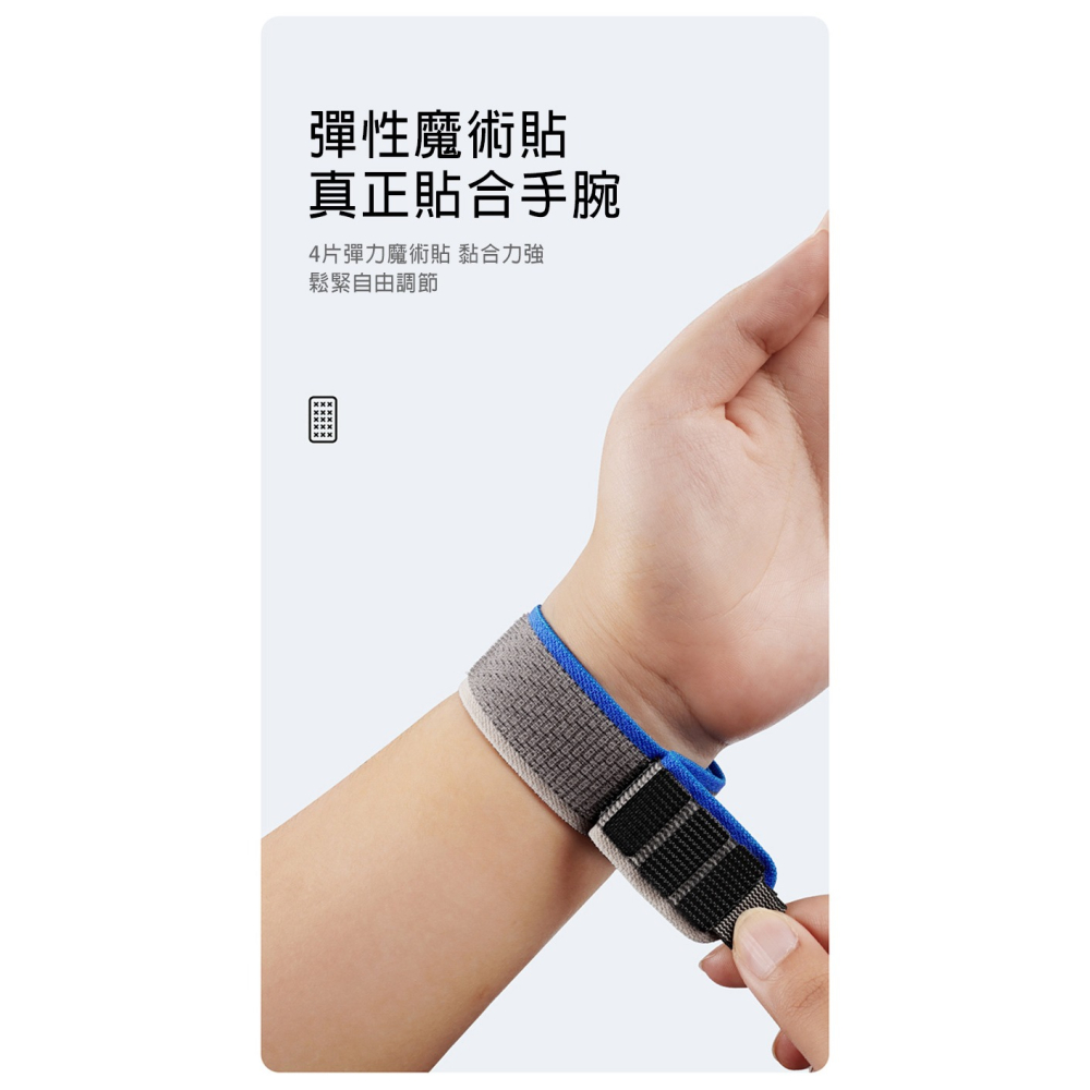 DUX DUCIS Apple Watch (38/40/41) 野徑尼龍錶帶-細節圖11