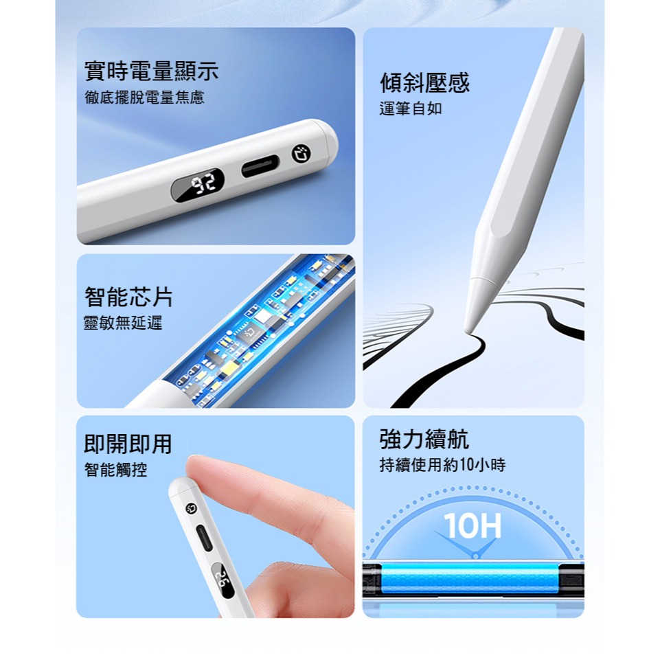 DUX DUCIS SP-02 Stylus Pen iPad 數顯款電容筆-細節圖3