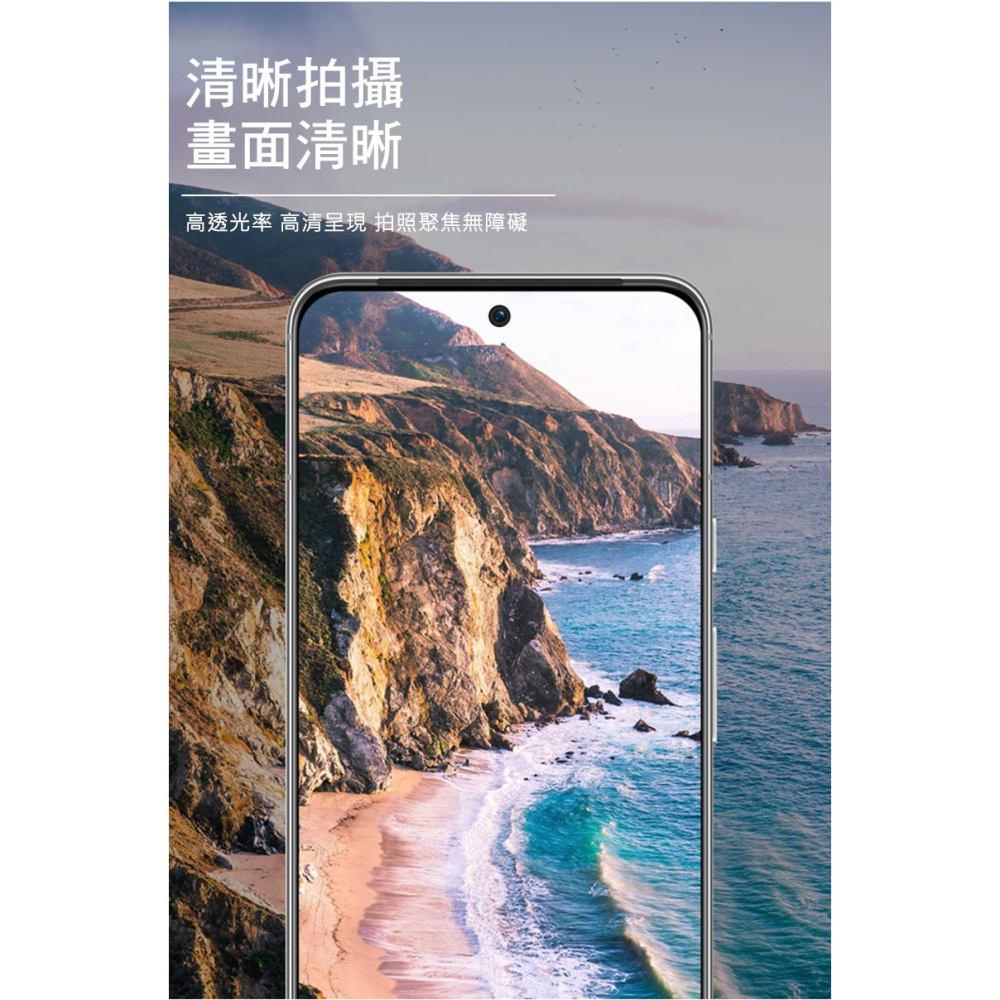 Imak Google Pixel 8 鏡頭玻璃貼(曜黑版)-細節圖7