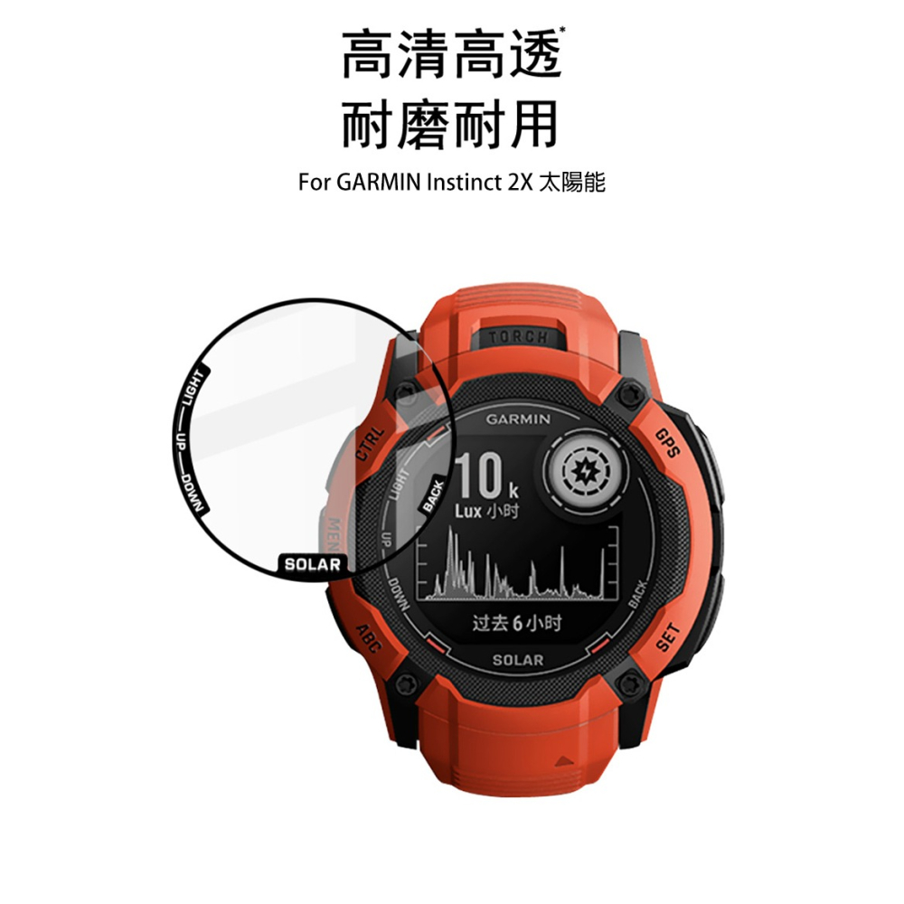 Imak GARMIN Instinct 2X 太陽能 手錶保護膜-細節圖2