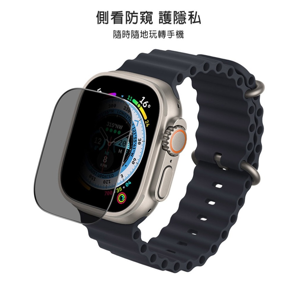 Imak Apple Watch Ultra (49mm) 防窺玻璃貼-細節圖5