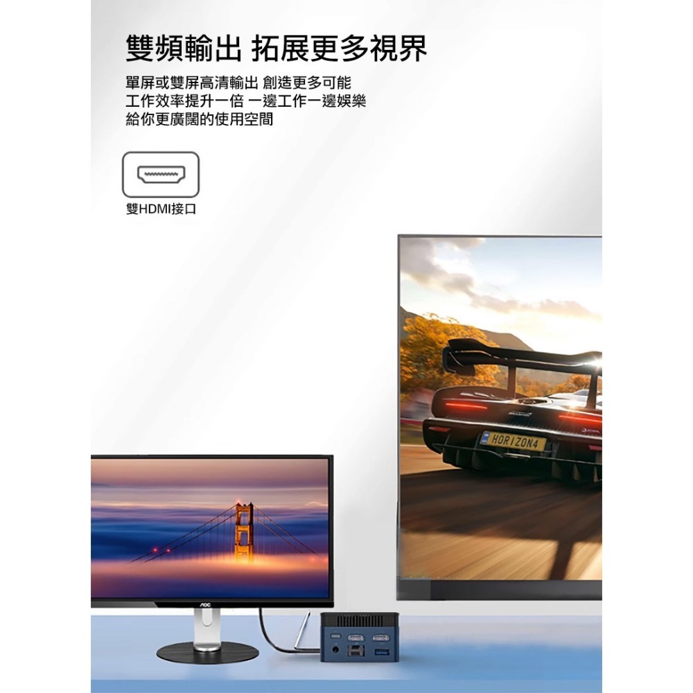 【買就送無線充電器快充版】MOREFINE M6S 迷你電腦(Intel N100 3.4GHz)-12G/256G-細節圖10