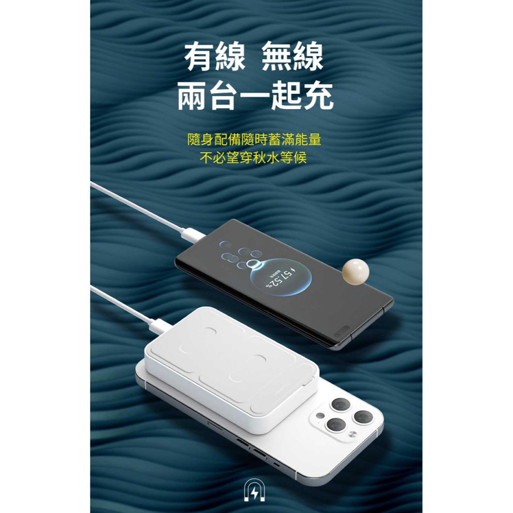 WEPHONE 工業風透明磁吸行動電源(10000mAh)-細節圖10