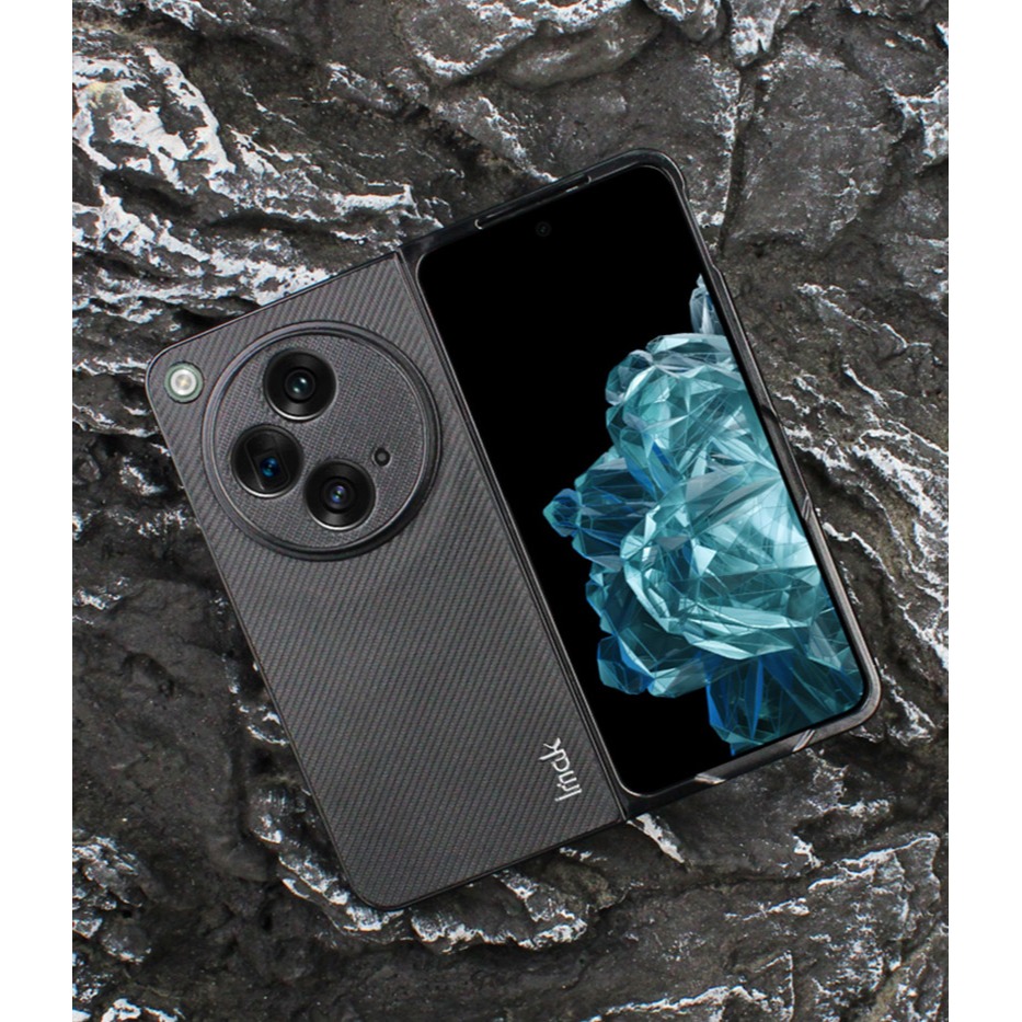Imak OPPO Find N3 睿翼保護殼 保護套 手機殼 碳纖維紋 耐磨 防滑 抗指紋 鏡頭全包-細節圖3