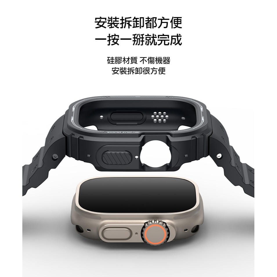 DUX DUCIS Apple Watch (38/40/41mm) OA 一體式錶帶-細節圖7