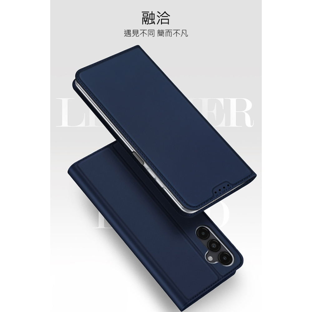 DUX DUCIS SAMSUNG 三星 Galaxy A15 5G SKIN Pro 皮套 側翻皮套 插卡 可立-細節圖5