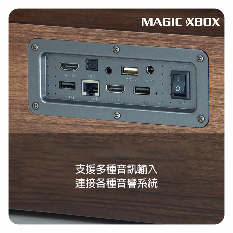 MAGIC XBOX 魔術盒子 家庭影音娛樂音箱 電視盒 KTV 擴大器 藍牙音響 卡拉OK 家庭劇院 影院多功能播放-細節圖10