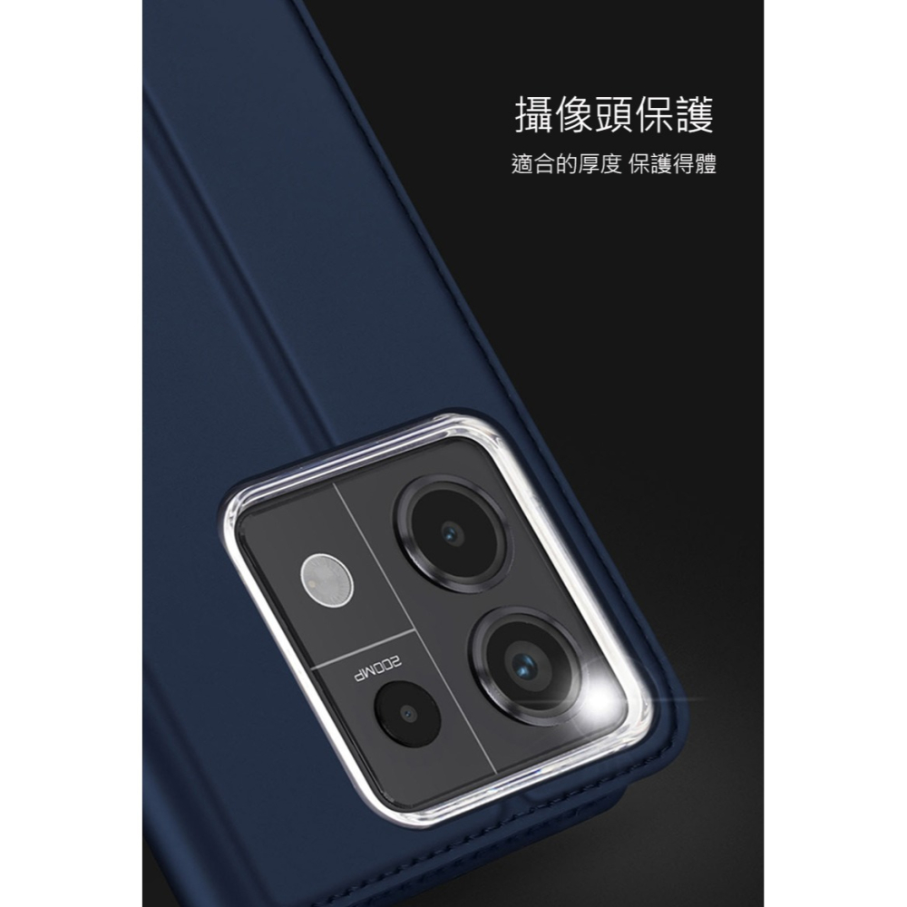 DUX DUCIS Redmi 紅米 Note 13 Pro 5G SKIN Pro 皮套 側翻皮套 插卡 可立-細節圖8