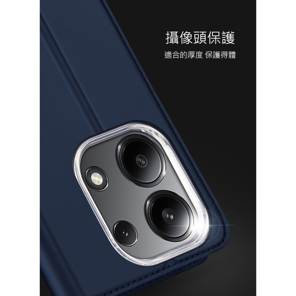 DUX DUCIS Redmi 紅米 Note 13 4G SKIN Pro 皮套 側翻皮套 插卡 可立 保護套-細節圖8