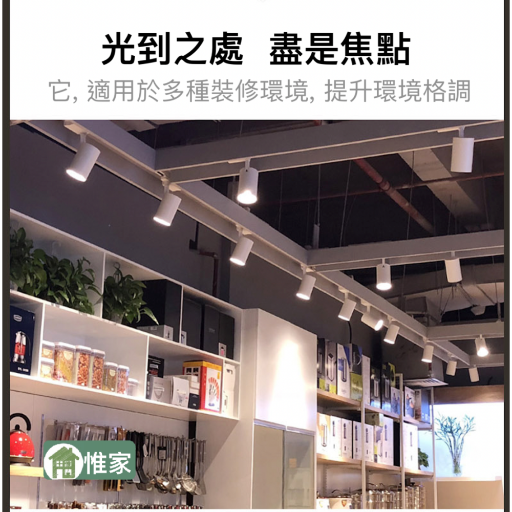 惟家Zigbee智能雙色溫軌道燈-細節圖5