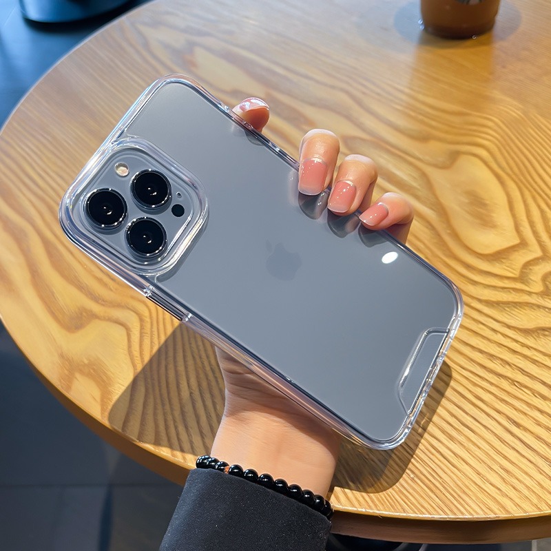 高透 太空殼 iPhone 14 13 12 11 pro max 鏡頭加高 PC背板 軍規防摔 電鍍按鍵-細節圖8