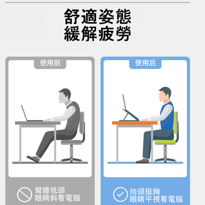 新款鋁合金 筆電/平板支架 六段式角度 增高支架 摺疊支架 超便攜 筆電架 散熱 桌上型 超薄款-細節圖4