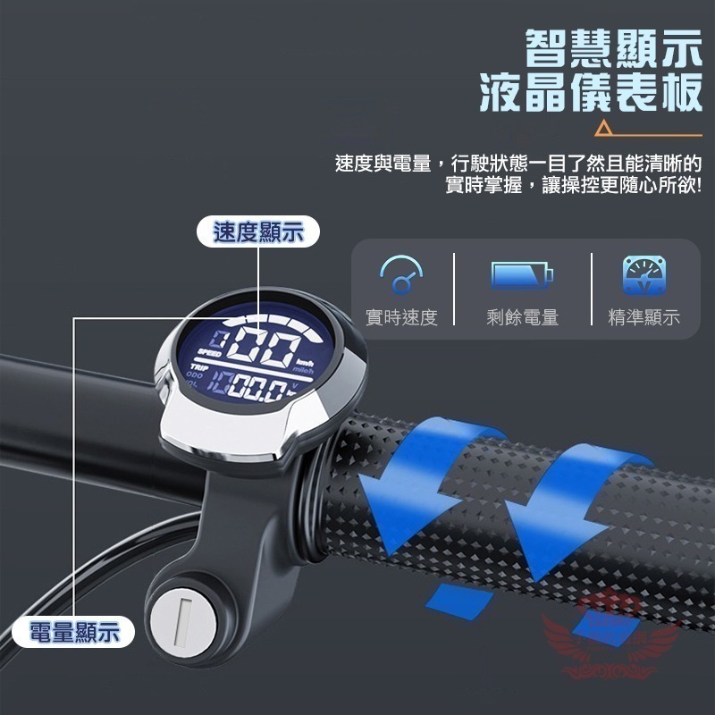 ♕京軒♕K9電動三輪車 電動車《倒車設計+10吋大胖胎》30公里版 五重避震 三秒收納 折疊車 三輪車 代步車-細節圖9