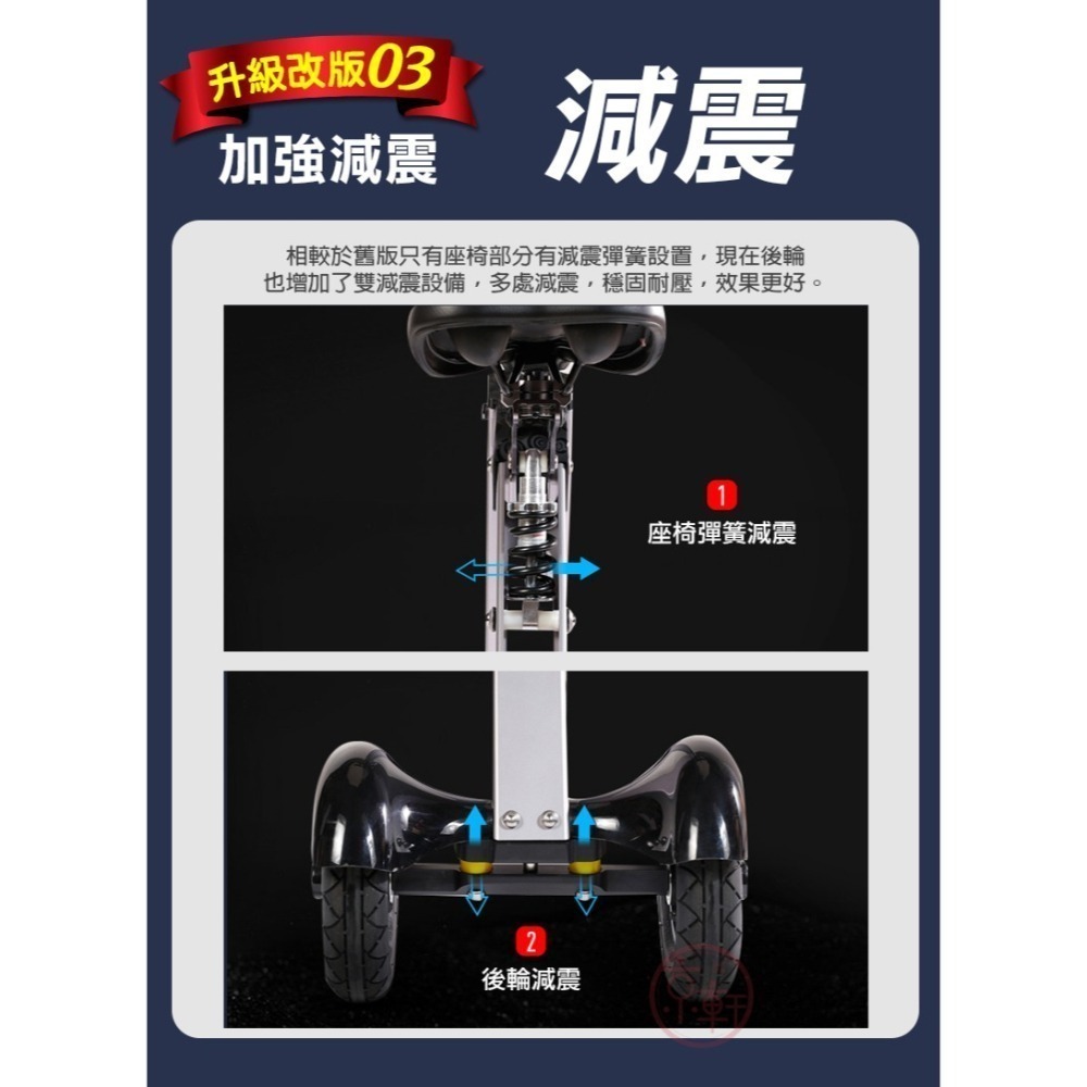 ♕京軒♕K8 電動輔助折疊車《免運 三輪電動車》分期0利率 正版授權 8吋大輪子 5秒收納 20公里版 自行車 電動車-細節圖5