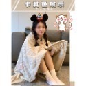 ♕京軒♕塔芙絨披肩毯《連帽+親膚保暖》不易掉毛 懶人披肩毯 午休毯 沙發毯 披肩毯 空調毯 寒流 追劇 上班 旅行-規格圖10
