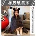 ♕京軒♕塔芙絨披肩毯《連帽+親膚保暖》不易掉毛 懶人披肩毯 午休毯 沙發毯 披肩毯 空調毯 寒流 追劇 上班 旅行-規格圖10