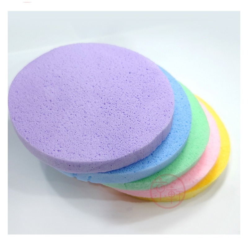 ♕京軒♕壓縮洗臉海棉 Q彈柔軟《獨立包裝》旅行易攜帶 洗臉海棉 洗臉棉 洗臉撲 卸妝海棉 海綿 臉部清潔-細節圖9