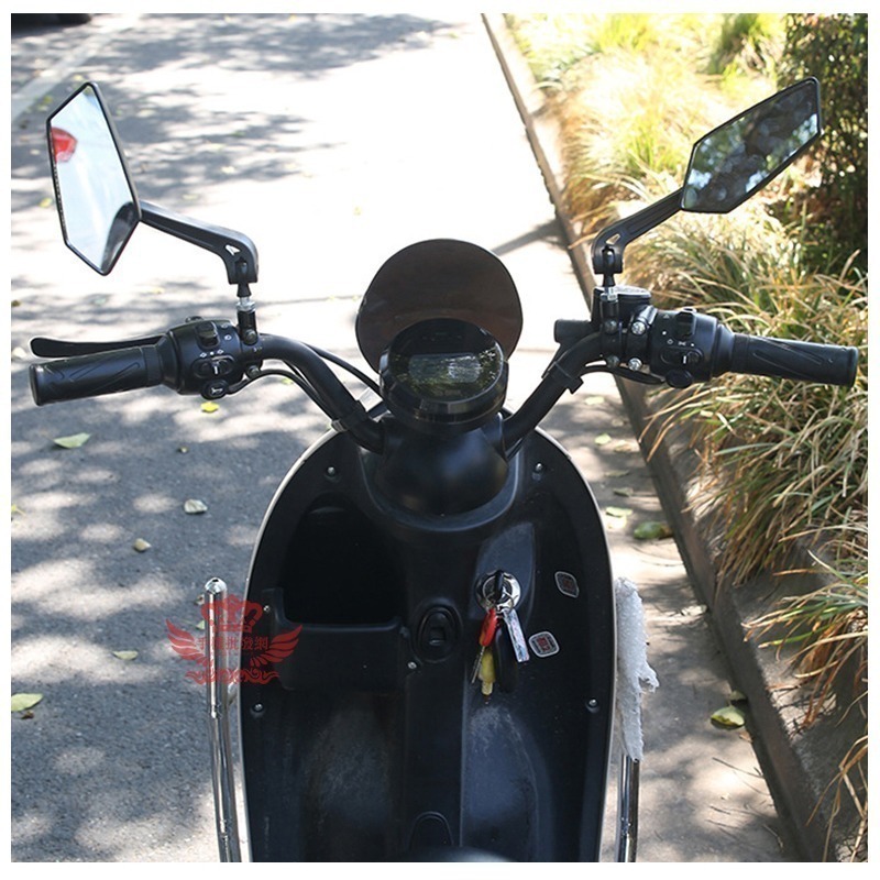 ♕京軒♕X10自行車後視鏡《快速出貨》大視野 後照鏡 電動車後視鏡 單車後照鏡 機車後照鏡 摩托車後照鏡-細節圖11