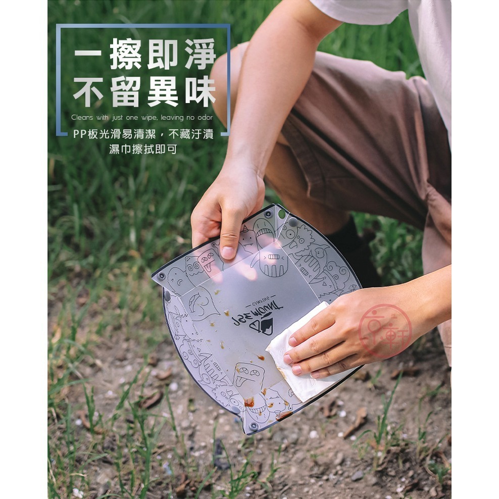 ♕京軒♕環保折疊餐具3件套組《快速出貨》易攜帶 環保餐具 旅行餐具 野餐餐具 杯子 碗盤 郊遊 野炊-細節圖5