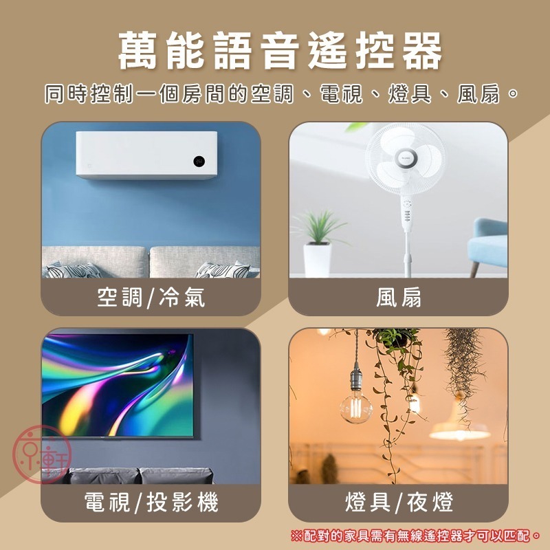 ♕京軒♕Z05智能語音遙控器《隨插隨用+現貨》免網路 語音定時 聲控遙控 語音風扇 語音夜燈 語音空調 智能遙控器-細節圖2