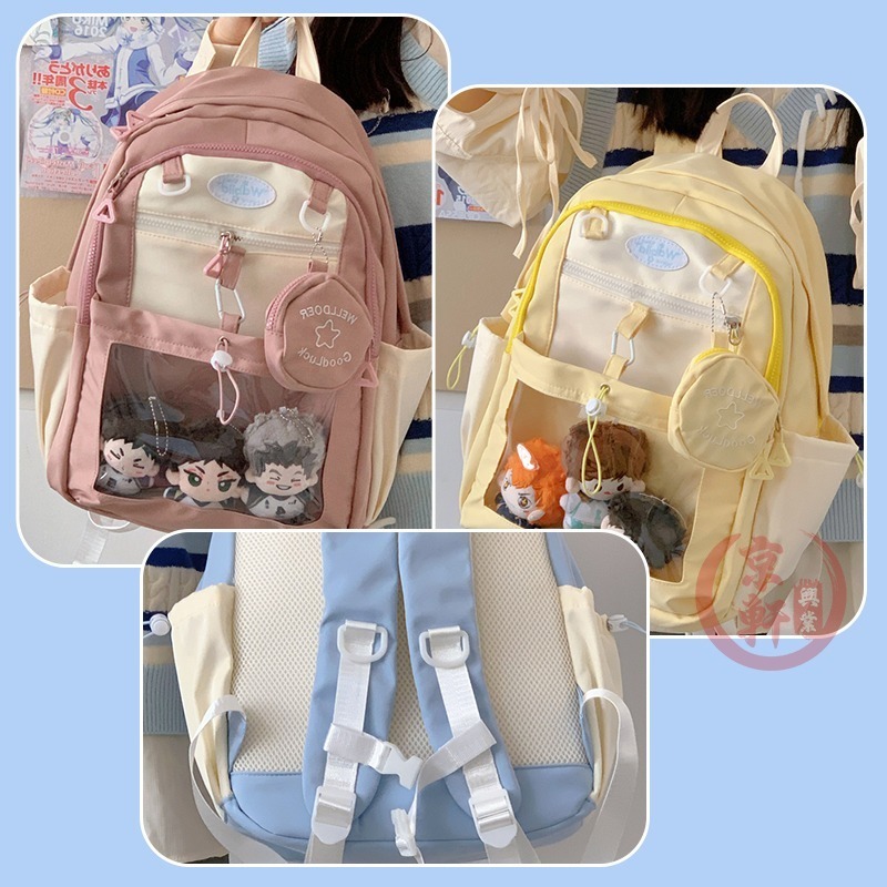 ♕京軒♕兒童書包《送零錢包》大容量 多層收納 減壓書包 旅行 筆電包 背包 外出包 後背包 曬娃包-細節圖11