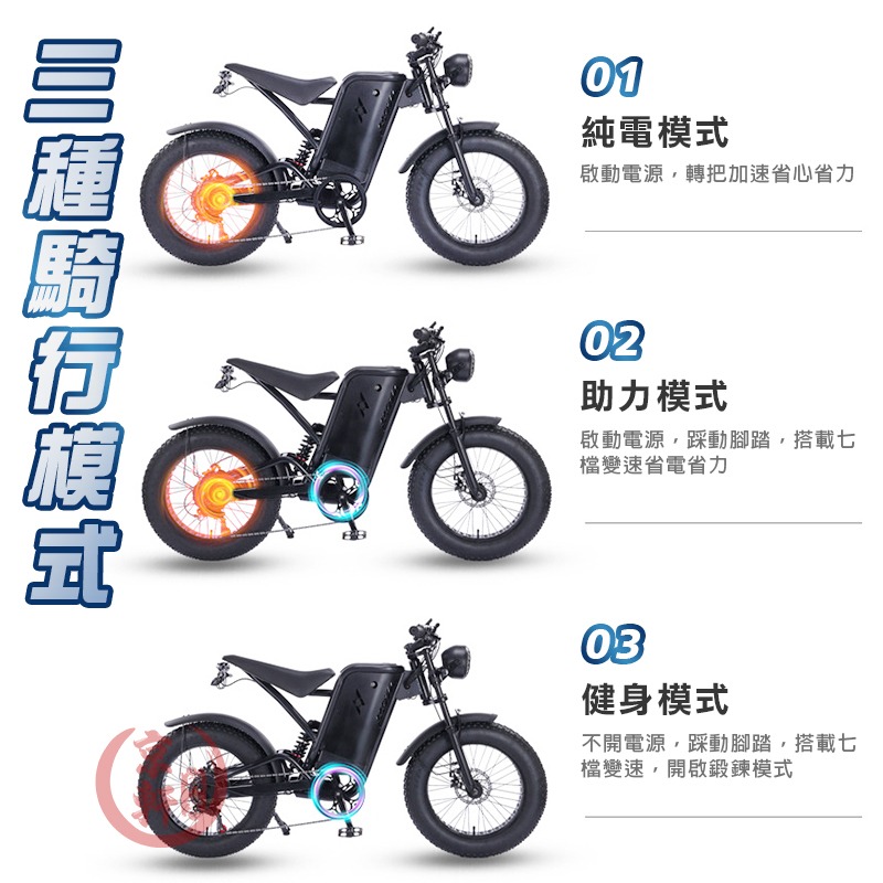 ♕京軒♕iFreego M7電動輔助自行車【可抽取式電池+SUPER 73同款】電動車 電動自行車 腳踏車 代步車-細節圖8