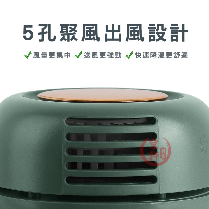 掛腰風扇 隨身風扇 夾式風扇 迷你風扇 小風扇 USB充電風扇 戶外風扇 通勤神器 防暑神器 降溫神器♕京軒♕-細節圖4
