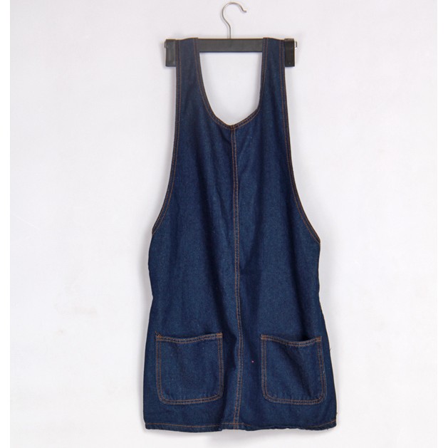 *現貨在台，XL 出遊 百搭 牛仔吊帶裙 牛仔裙 背帶裙 包臀 顯瘦 中大尺碼 牛仔 女神 旅遊-細節圖8