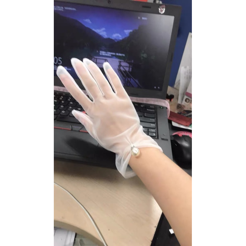 ❤️現貨在台，網紗金.網紗銀 珍珠 高質感 女神 韓式 簡約 紗手套 結婚配飾 新娘 婚禮 手套 婚紗 飾品 配件-細節圖6