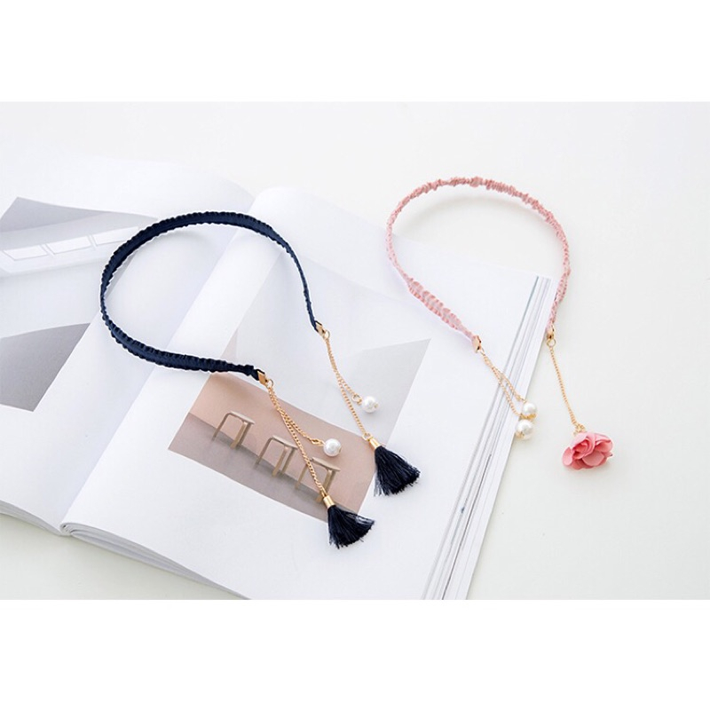 ❤️現貨在台 高質感 性感 女神 仙女 公主 髮窟 髮飾 珍珠吊墜 花朵 名媛 洋裝 禮服 配件-細節圖8