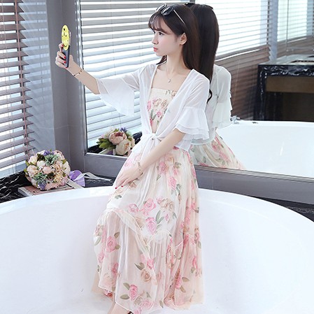 *現貨在台，黑.白S- 2XL.3XL 雪紡 小披肩 短外套 中大尺碼 小外套 禮服 罩衫 短版 花邊 新娘 伴娘-細節圖5