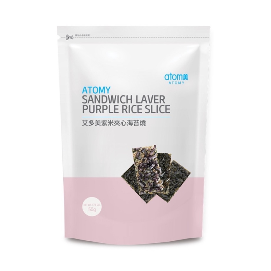 艾多美 Atom 海苔燒 杏仁 紫米 紅麥 南瓜子-規格圖3