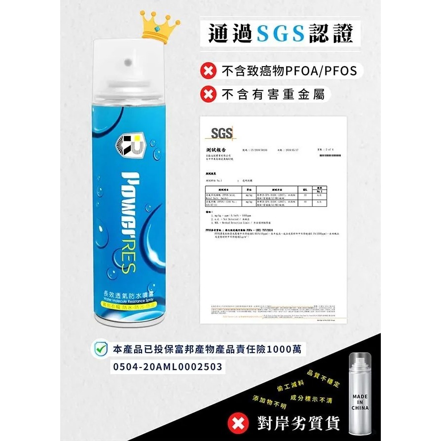【PowerRES】 水分子隔絕噴霧/防水噴霧 280ml-細節圖8
