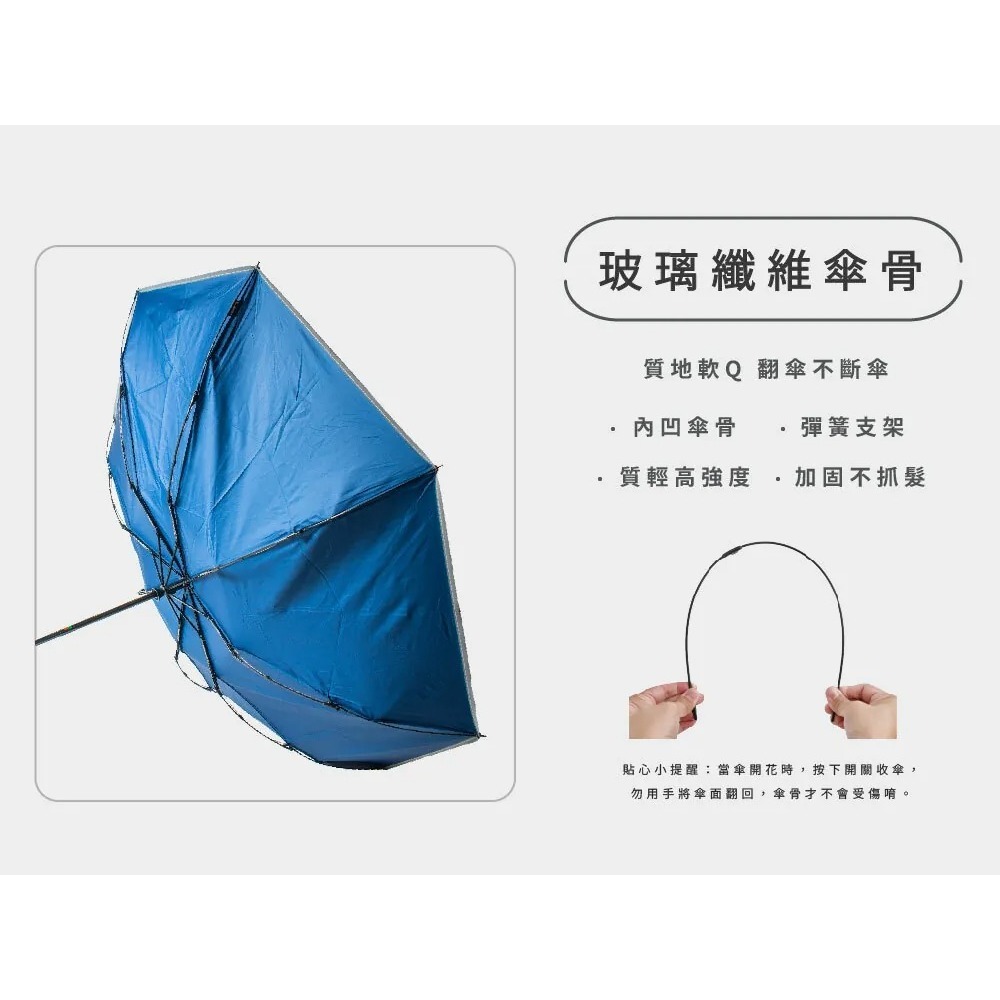 (RS01) 27吋 極致撥水安全式中棒特大自動折傘-細節圖7