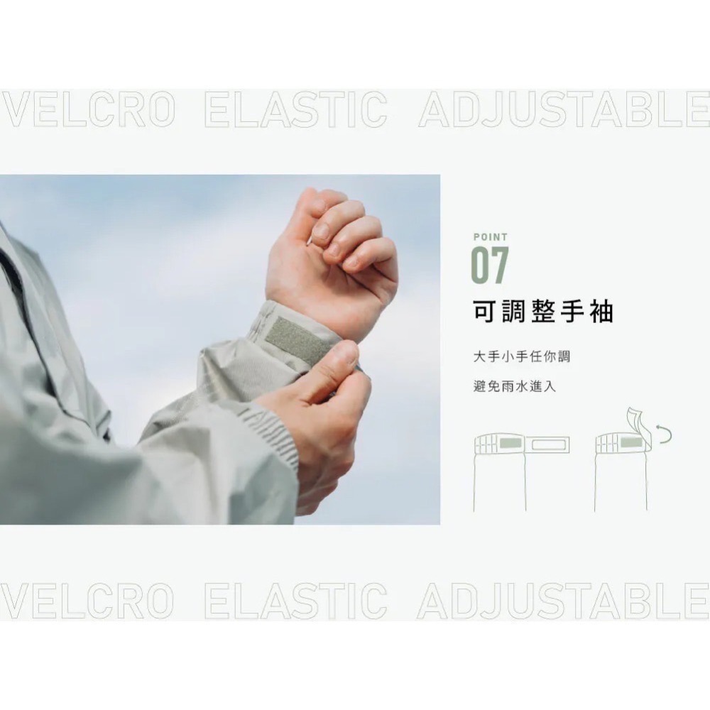 【限時購】F.SEASONS 聯名 側開套頭一件式雨衣 (背包雨衣/機車雨衣)-細節圖7