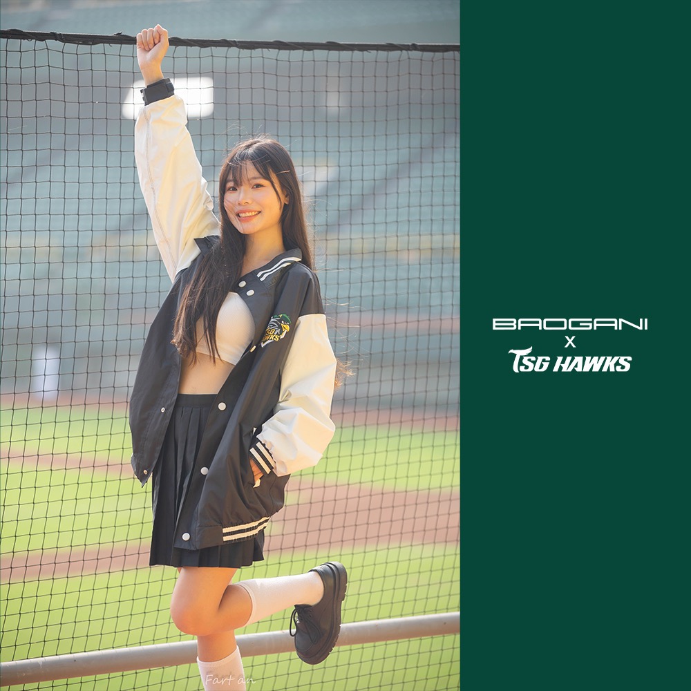 寶嘉尼X台鋼雄鷹 聯名棒球雨衣外套-細節圖11