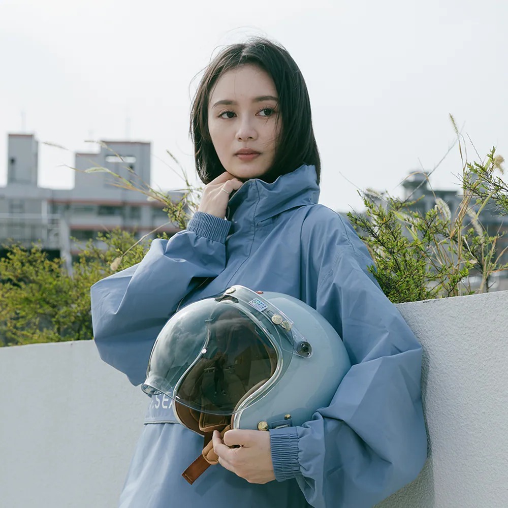 ＂親膚款＂F.SEASONS 聯名 側開套頭一件式雨衣 (背包雨衣/機車雨衣)-規格圖10