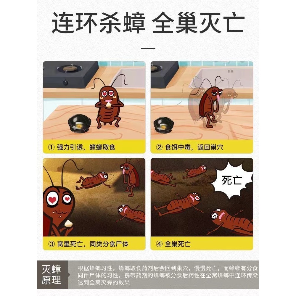 圓緣屋－－－日本蟑螂小黑屋 蟑螂餌劑 12粒入-細節圖4