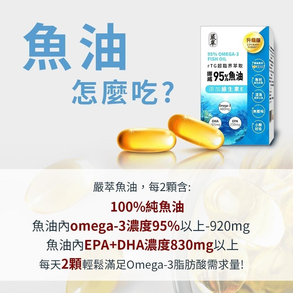 圓緣屋－－－嚴萃-挪威rTG高濃度95%魚油-新品現貨-細節圖9