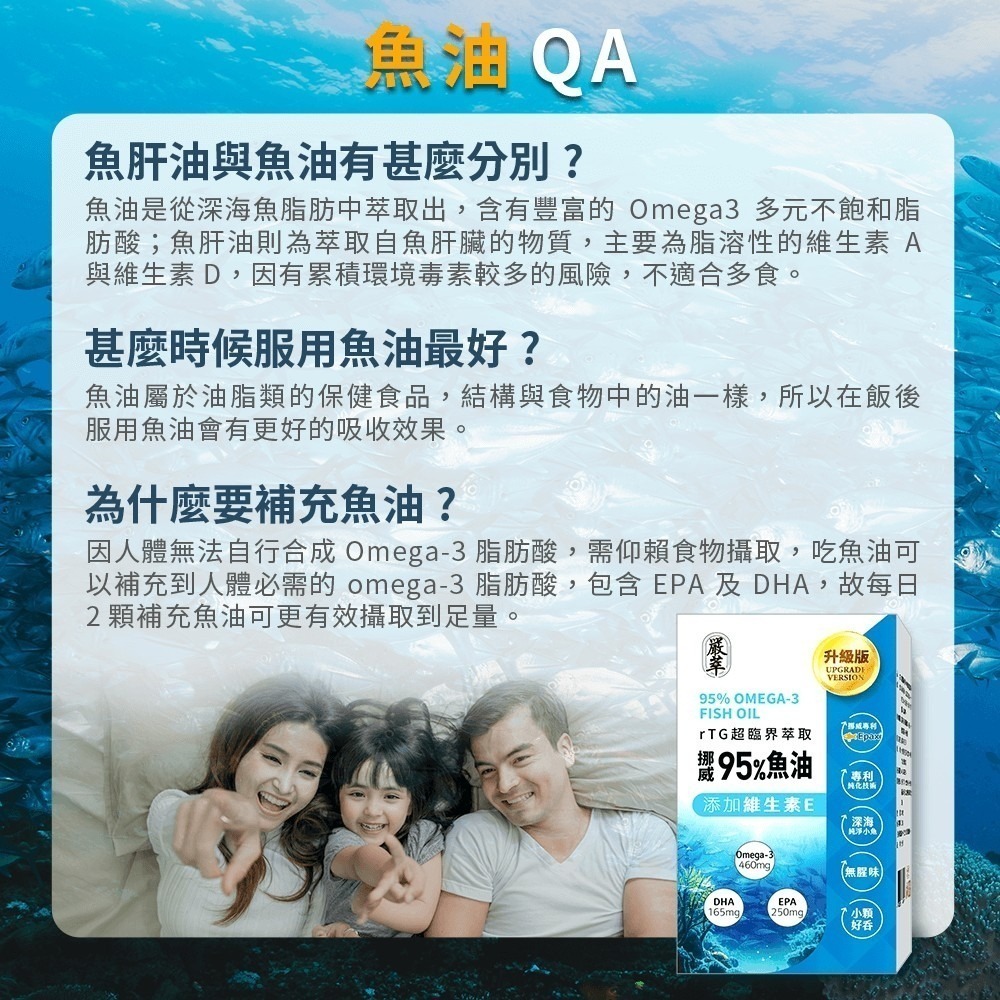 圓緣屋－－保期2029 嚴萃-挪威rTG高濃度95%魚油-新品現貨-細節圖4