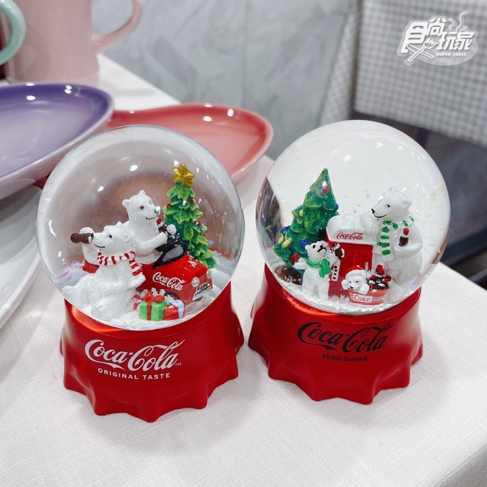 圓緣屋－－－全新可口可樂水晶球 聖誕禮物必備-細節圖2