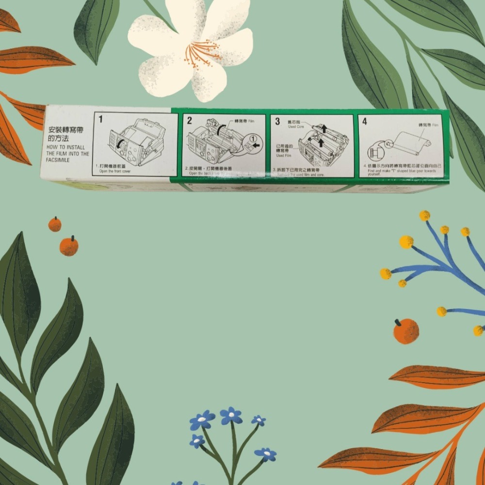 圓緣屋－－Panasonic KX-FA57E KX-FA93E 轉寫帶 足70米長日本原裝進口-細節圖2