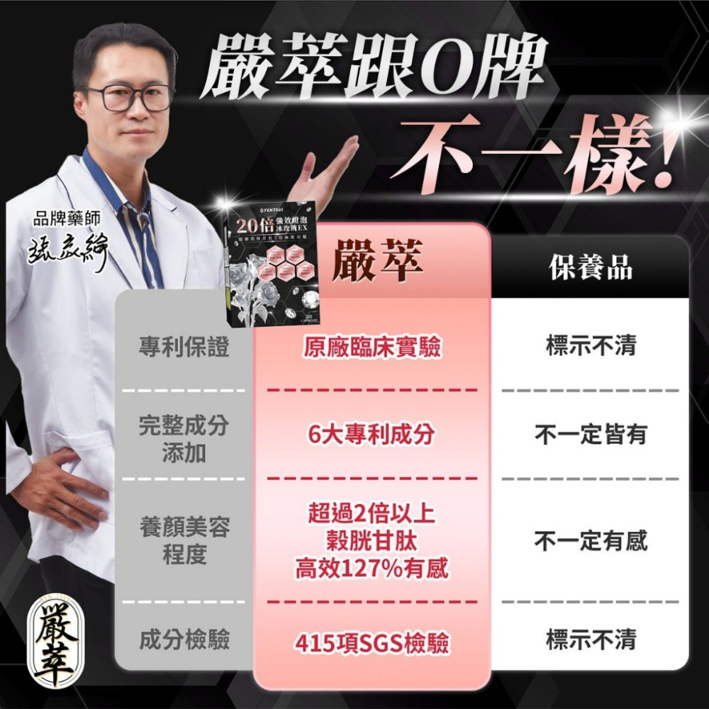 圓緣屋－－嚴萃-20倍強效燈泡冰玫瑰EX(膠囊) 素食 女神必備-細節圖3