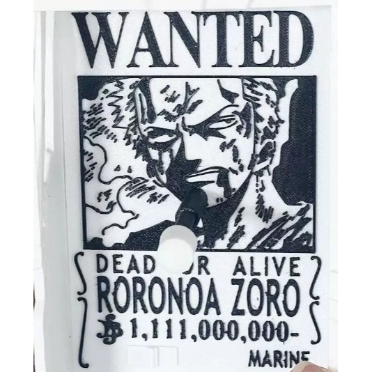 圓緣屋－－－索隆光影燈 光影燈 航海王氛圍燈交換禮物 送男生海贼王索隆创意周边3d打印光影灯 動漫迷必收-細節圖3