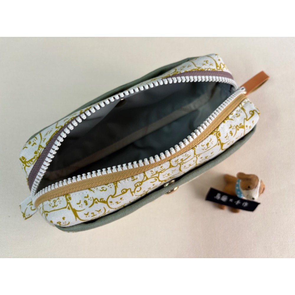 烏龜x手作。卡哇依貓貓筆袋 收納包-細節圖2