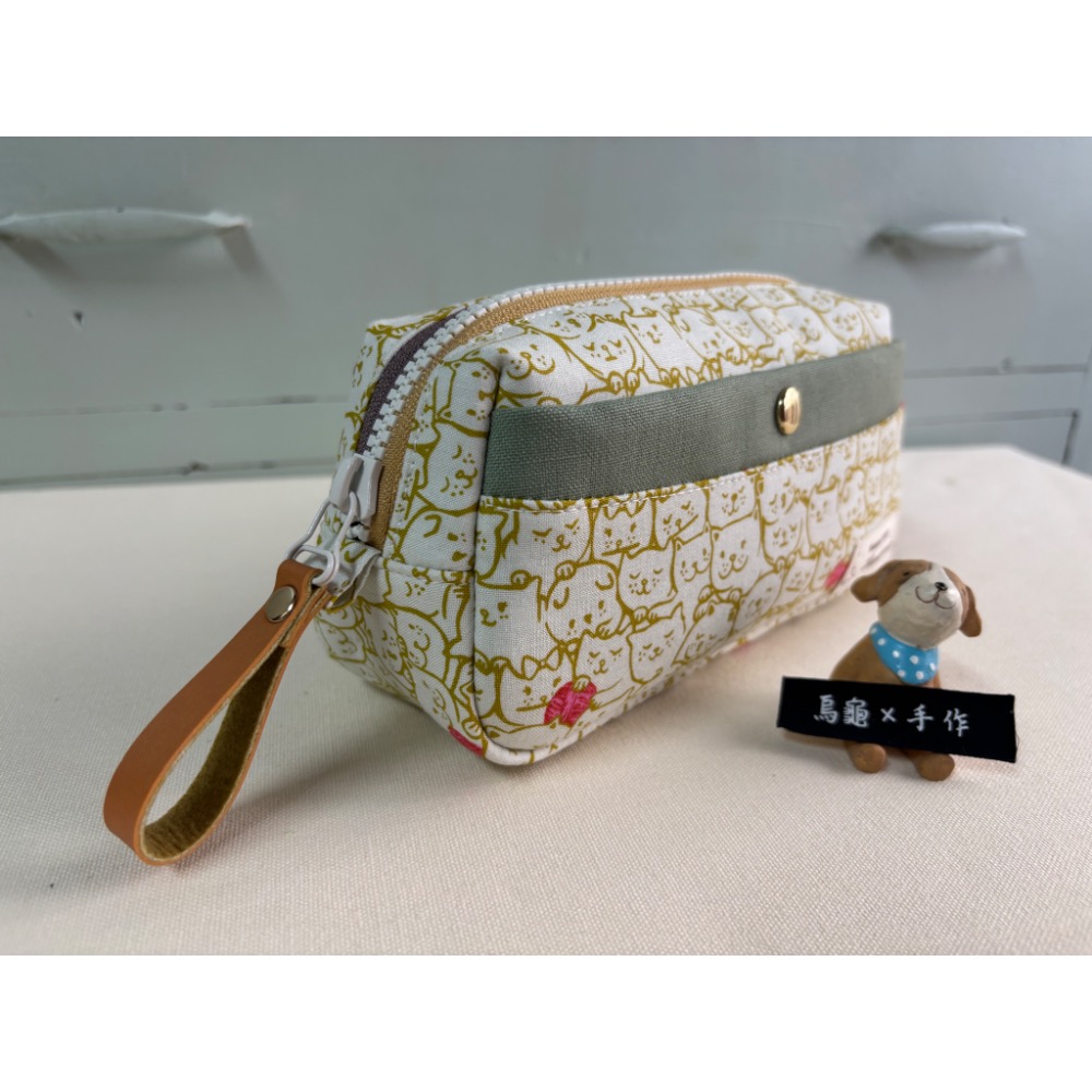 烏龜x手作。卡哇依貓貓筆袋 收納包-細節圖3